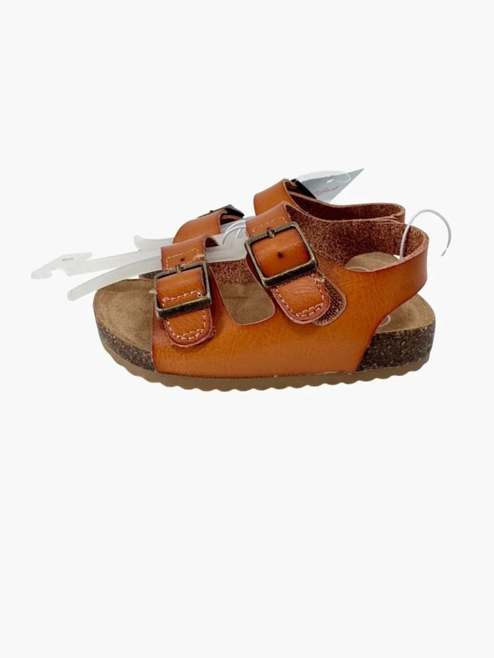 NEW Cat & Jack Toddler Reagan Footbed Sandals -  Cognac - Size 5
